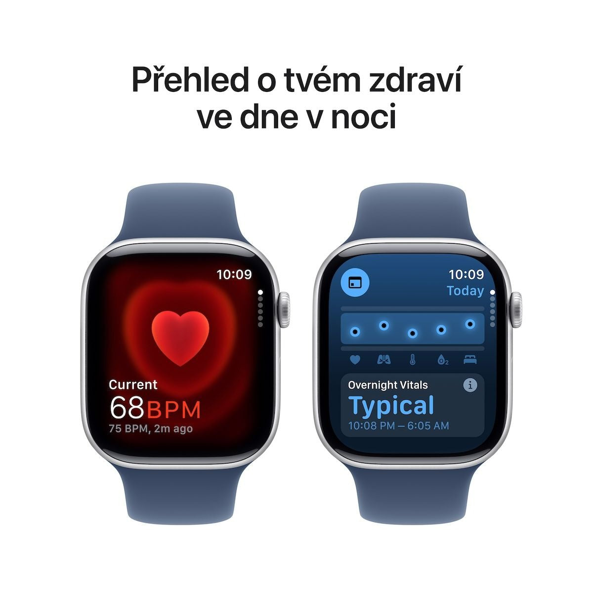 Apple Watch Series 10 GPS 42mm - Stříbrné hliníkové pouzdro
