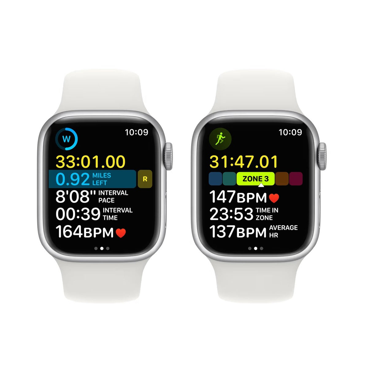 Apple Watch Series 8 GPS + Cellular 41mm - Stříbrné hliníkové pouzdro