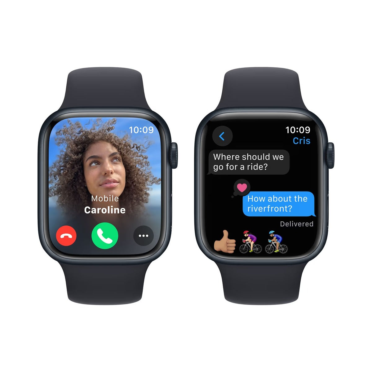 Apple Watch Series 9 GPS 45mm - Temně inkoustové hliníkové pouzdro