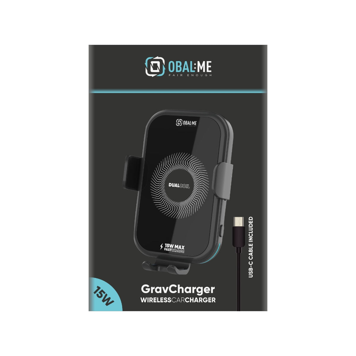 GravCharger bezdrátový nabíjecí držák do auta 15W