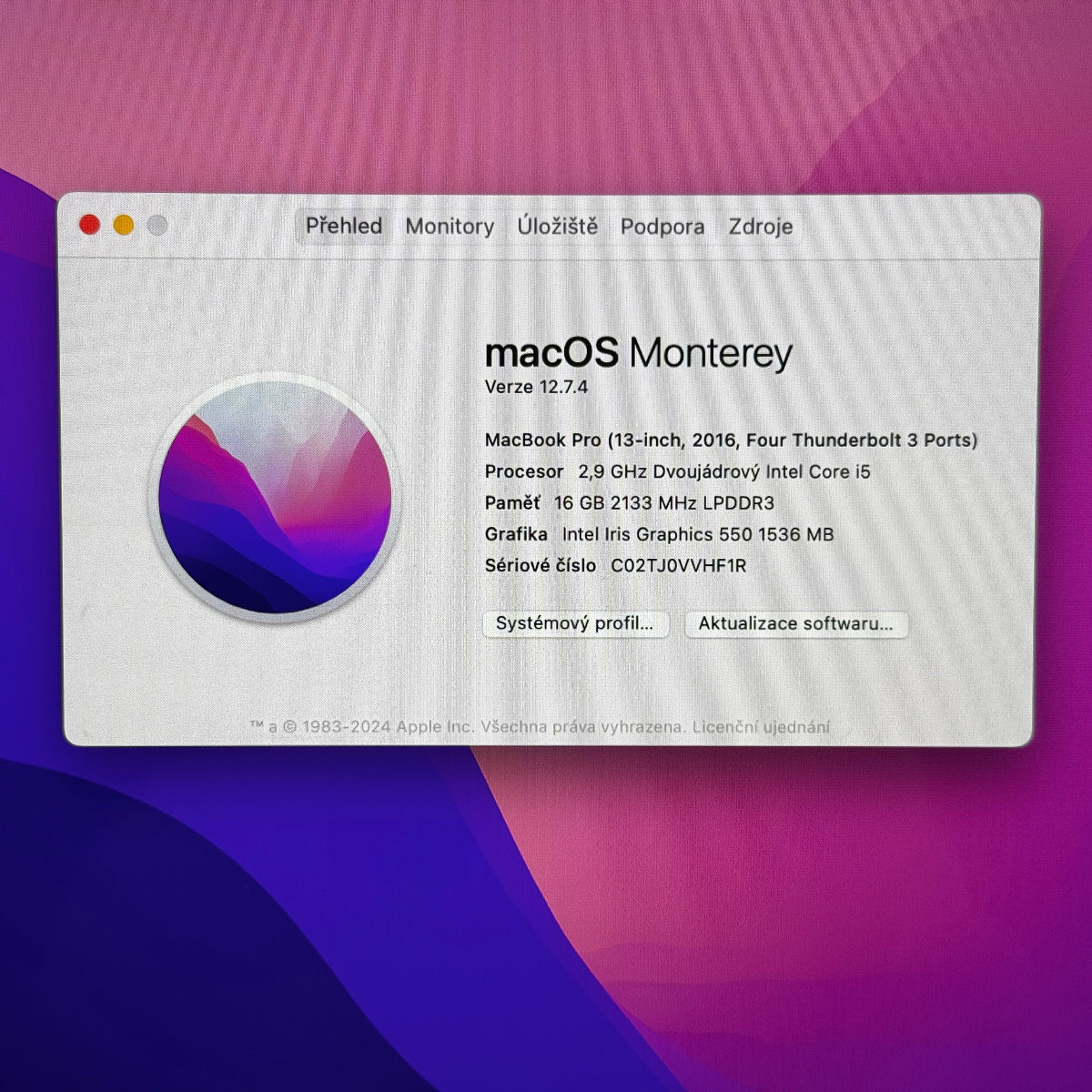 MacBook Pro 13" 2016 i5 / 16GB / 500GB