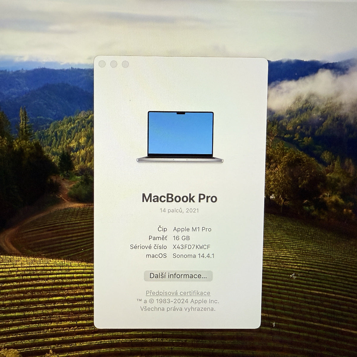 MacBook Pro 14” M1 Pro / 16GB / 500GB