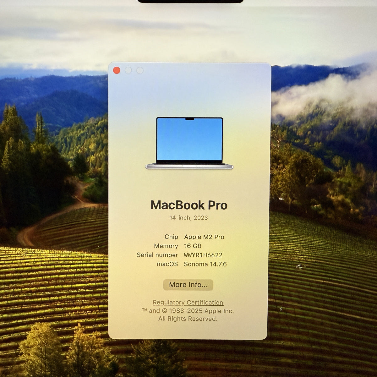 MacBook Pro 14” M2 Pro / 16GB / 500GB