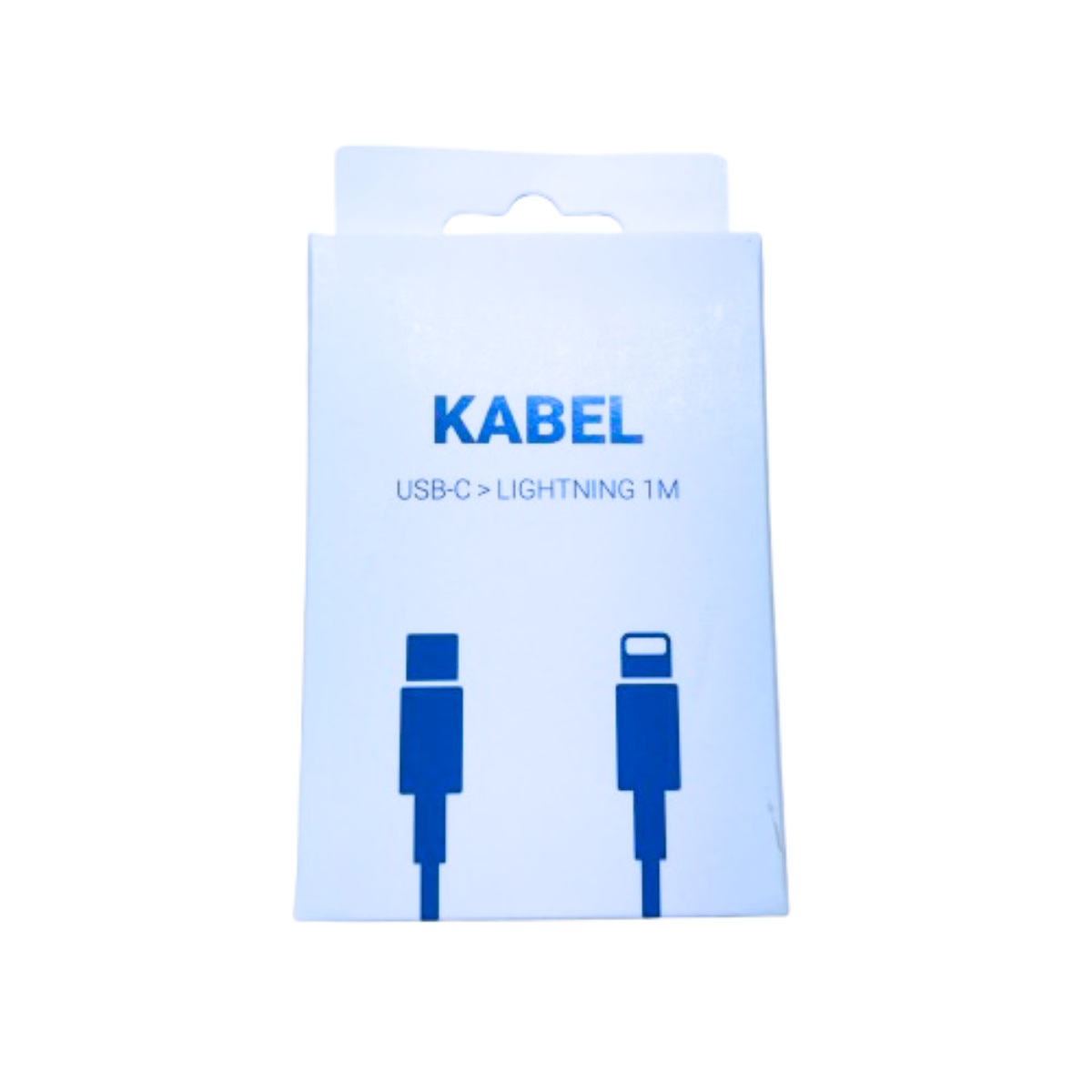 Nabíjecí textilní kabel USB C / Lightning 1m černý