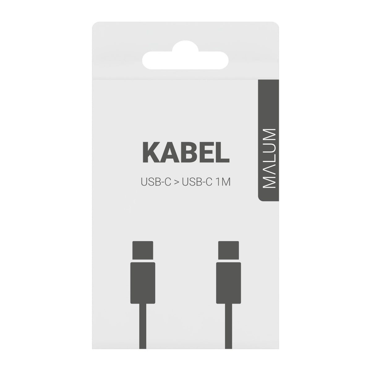 Nabíjecí textilní kabel USB C / USB C 1m