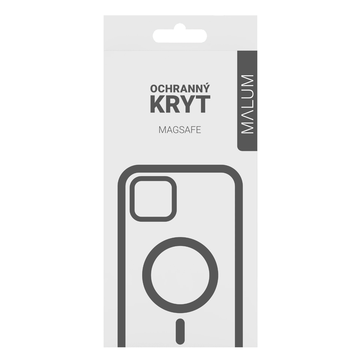 Průhledný MagSafe silikonový kryt STANDARD