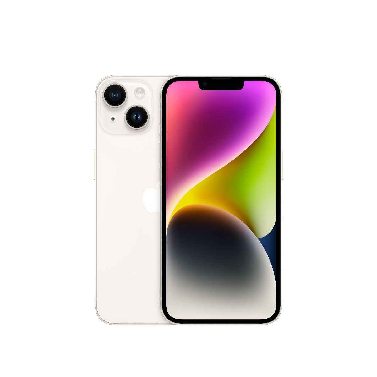 iPhone 14 - hvězdně bílá