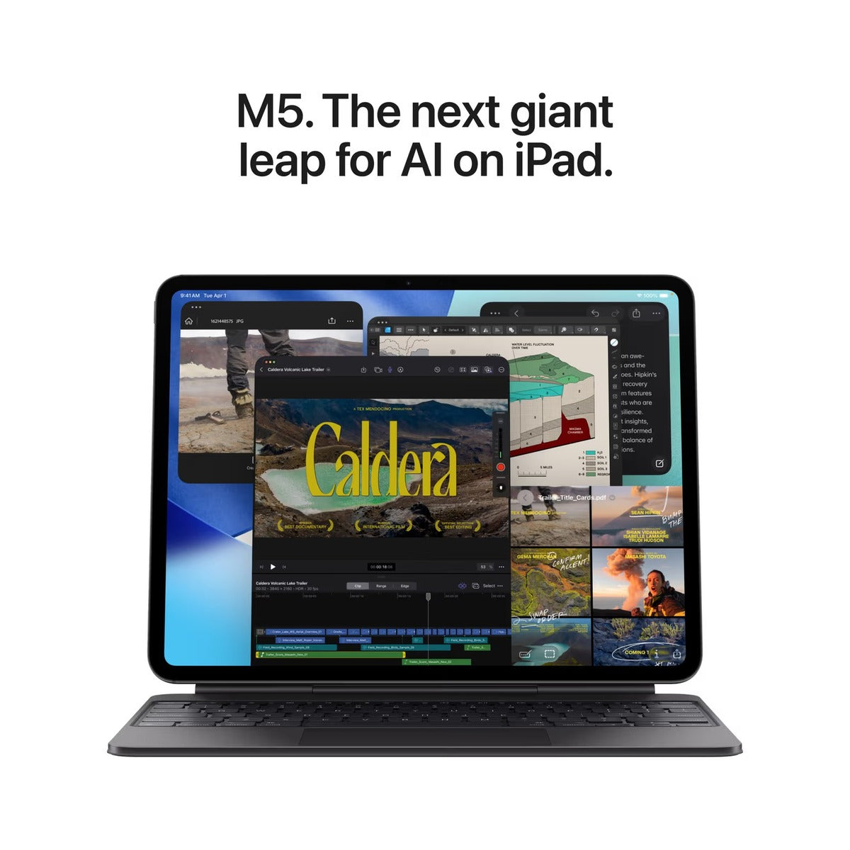 iPad Pro 13" (2025) 256GB Wi-Fi + Cellular - Vesmírně Černý