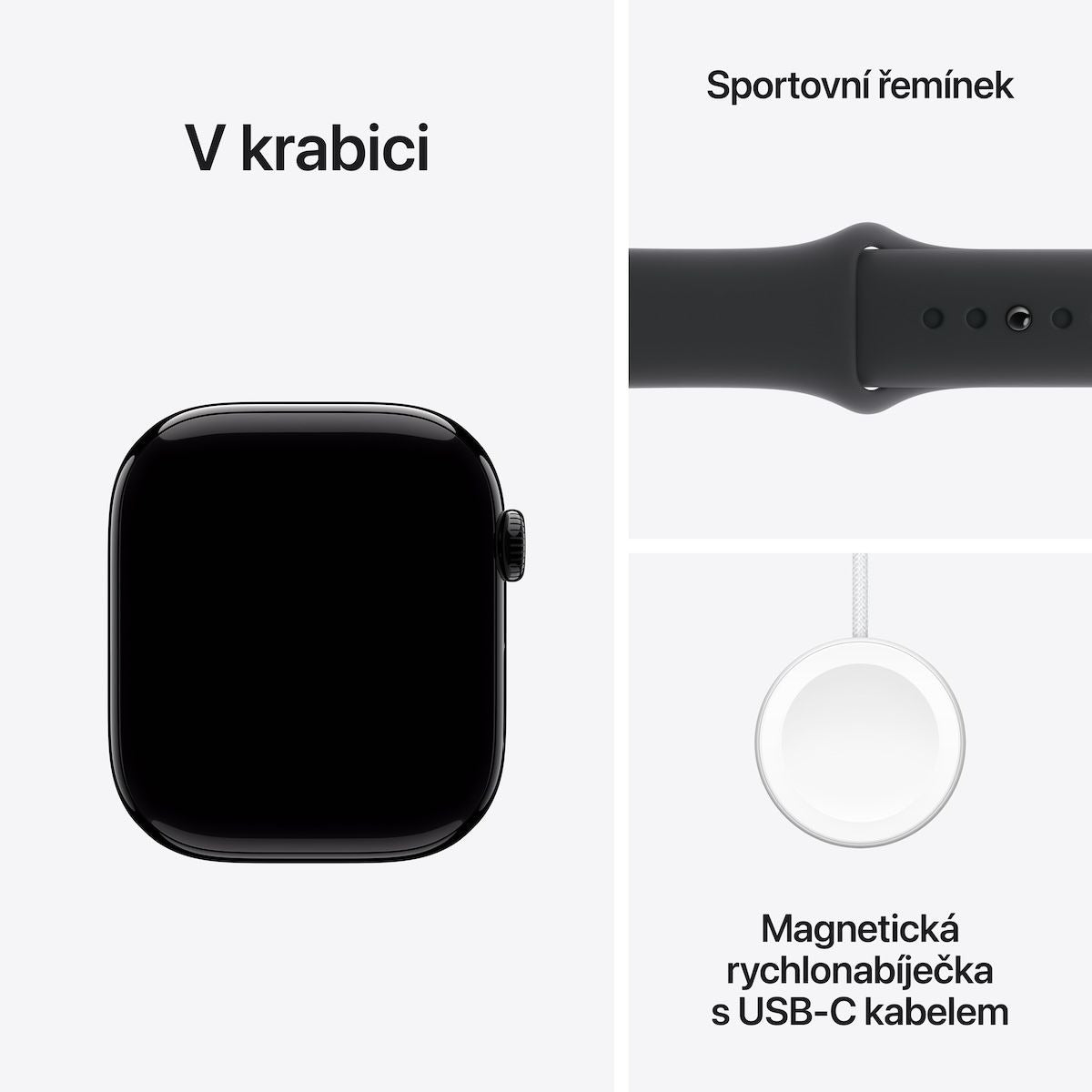 Apple Watch Series 10 GPS 42mm - Klavírně černé hliníkové pouzdro