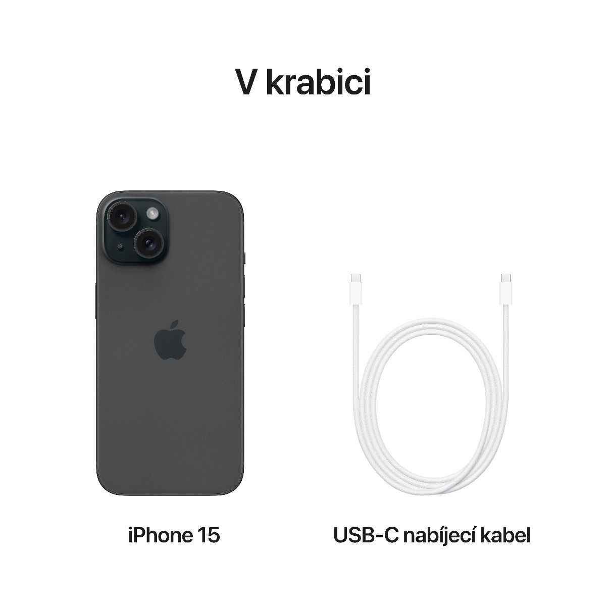 iPhone 15 - černá