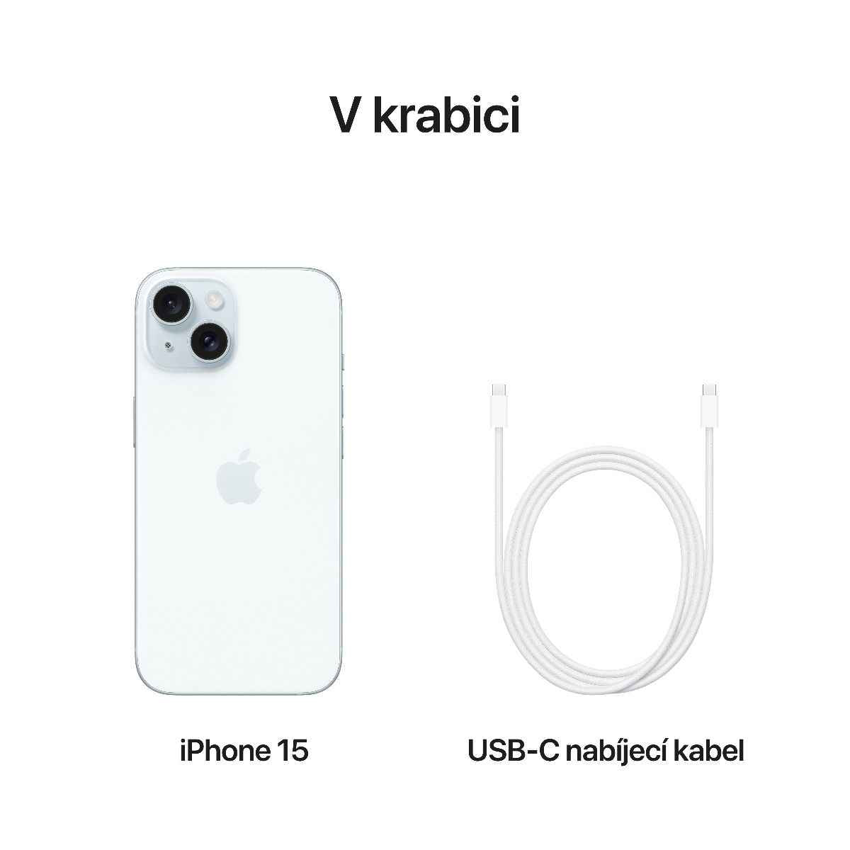 iPhone 15 - modrá