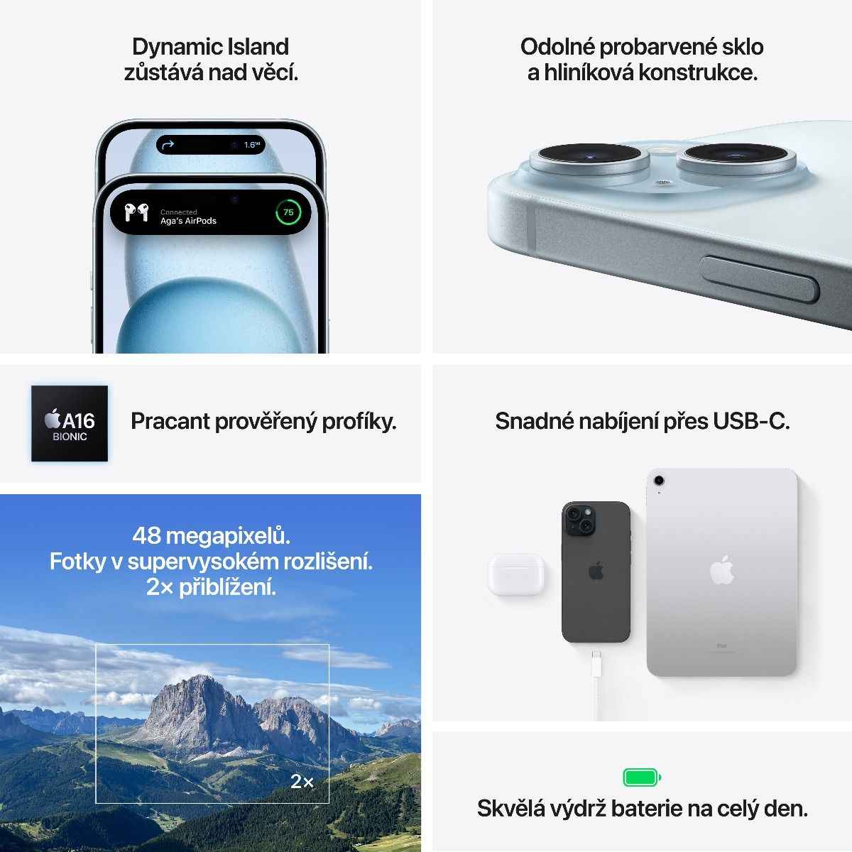 iPhone 15 - růžová