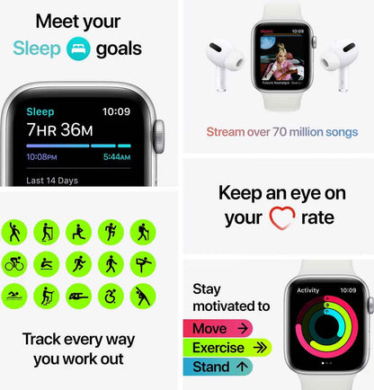 Apple Watch SE GPS 40mm (2020) - Vesmírně šedé hliníkové pouzdro