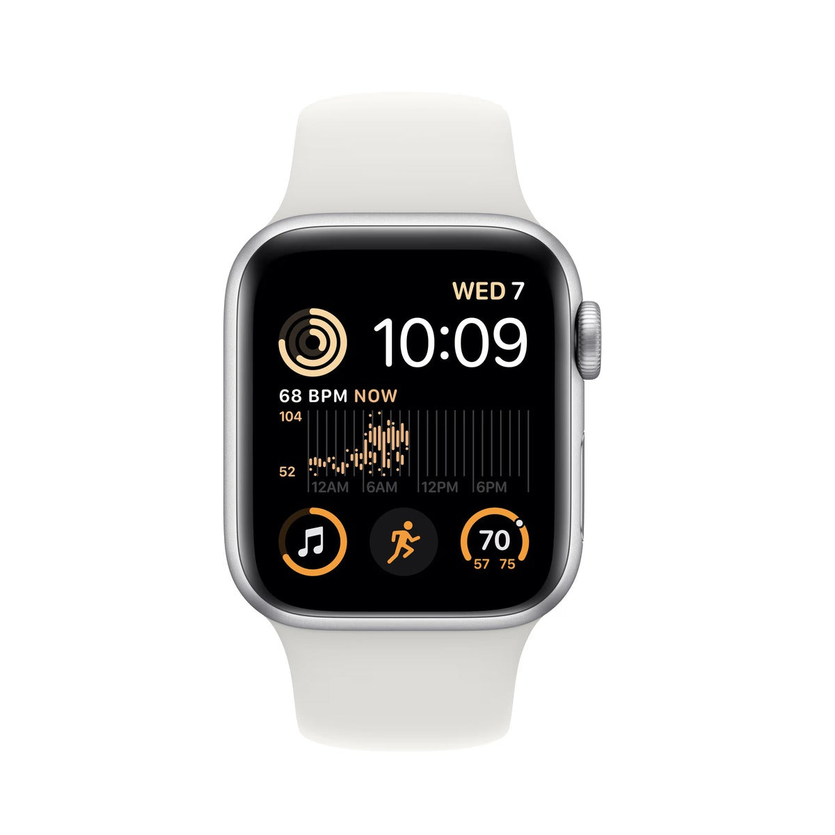 Apple Watch SE GPS 40mm (2022) - Stříbrné hliníkové pouzdro