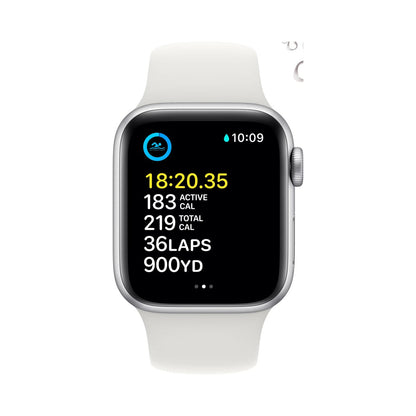Apple Watch SE GPS 40mm (2022) - Stříbrné hliníkové pouzdro