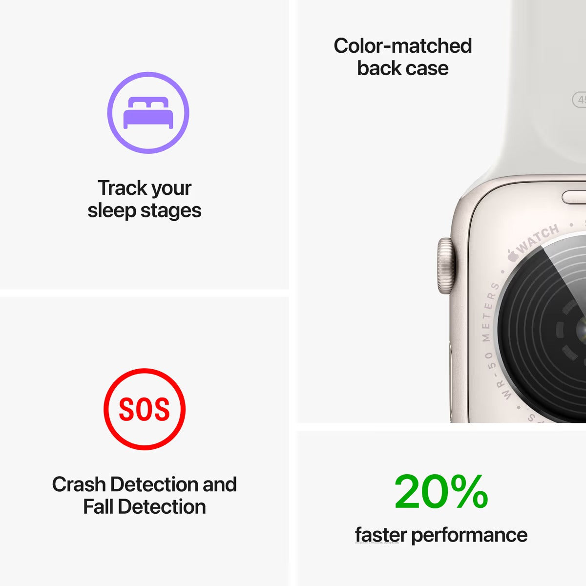 Apple Watch SE GPS 40mm (2022) - Stříbrné hliníkové pouzdro