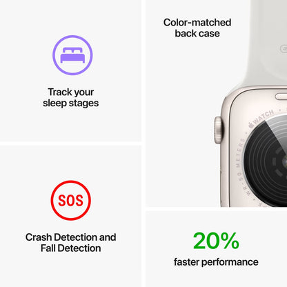 Apple Watch SE GPS 40mm (2022) - Stříbrné hliníkové pouzdro