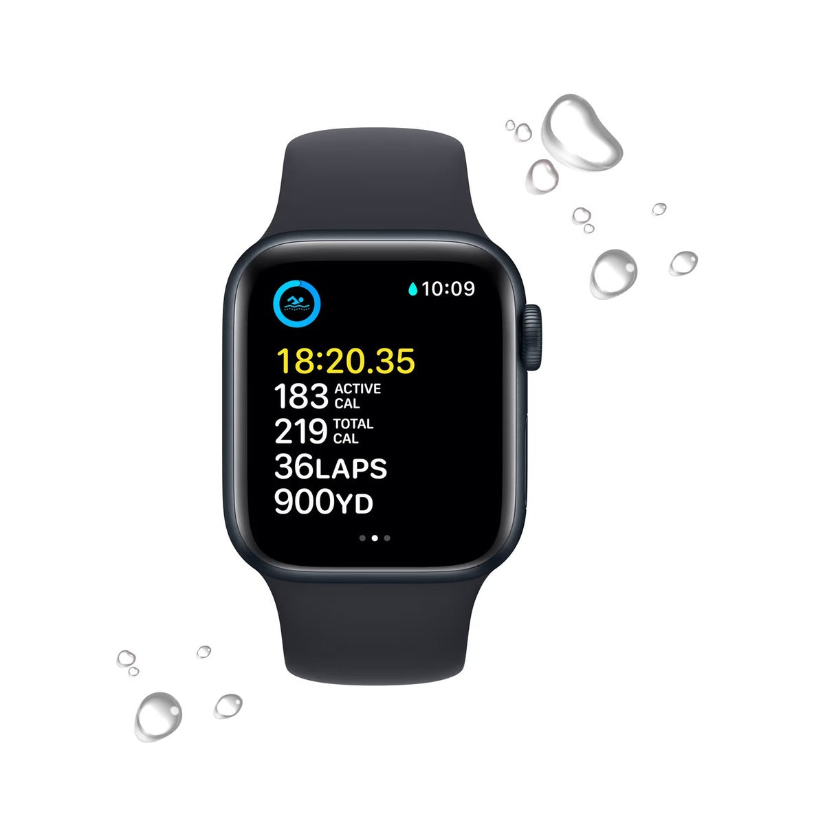 Apple Watch SE GPS 40mm (2022) - Temně inkoustové hliníkové pouzdro