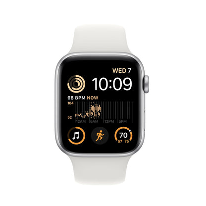 Apple Watch SE GPS 44mm (2022) - Stříbrné hliníkové pouzdro