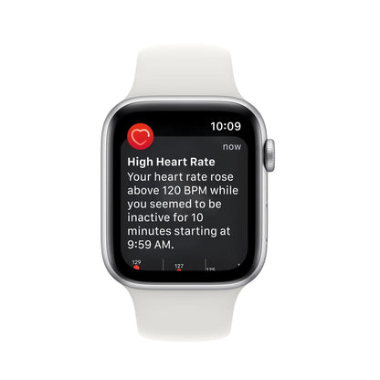 Apple Watch SE GPS 44mm (2022) - Stříbrné hliníkové pouzdro