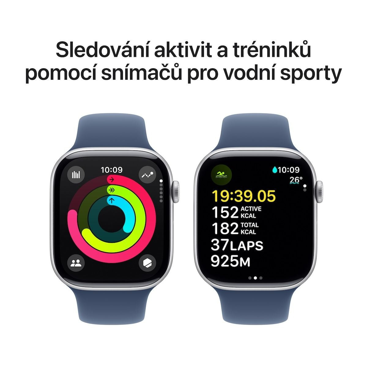 Apple Watch Series 10 GPS 42mm - Stříbrné hliníkové pouzdro