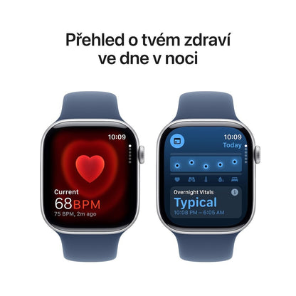 Apple Watch Series 10 GPS 42mm - Stříbrné hliníkové pouzdro