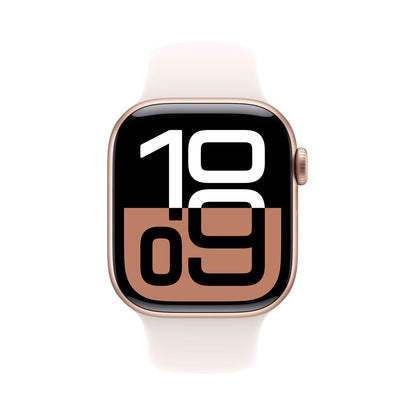 Apple Watch Series 10 GPS 46mm - Růžově zlatý hliníkové pouzdro