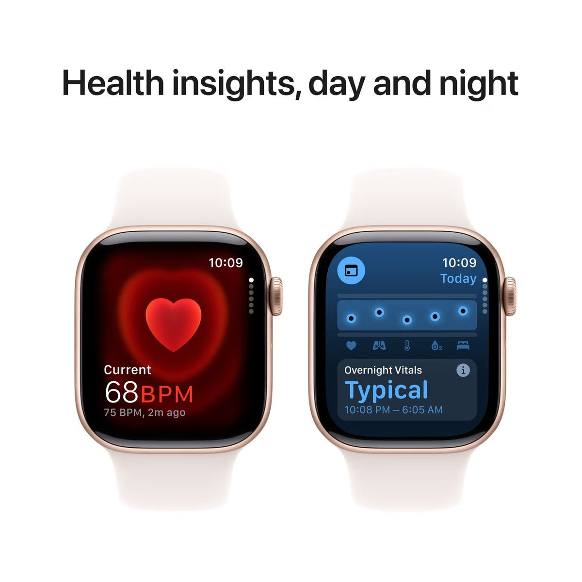Apple Watch Series 10 GPS 46mm - Růžově zlatý hliníkové pouzdro