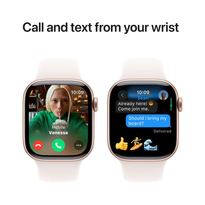 Apple Watch Series 10 GPS 46mm - Růžově zlatý hliníkové pouzdro