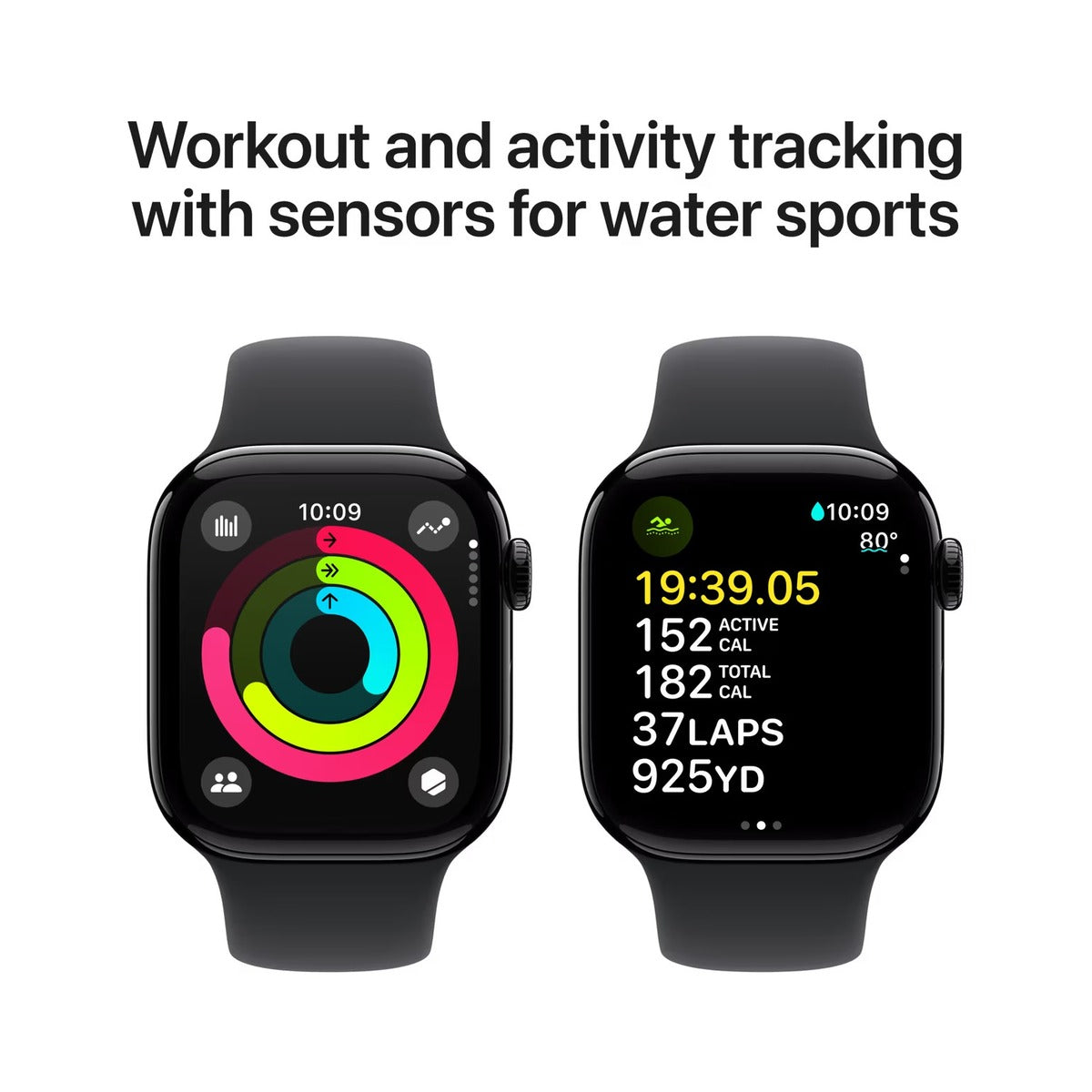 Apple Watch Series 10 GPS + Cellular 46mm - Klavírně černé hliníkové pouzdro