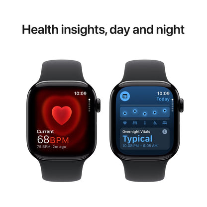 Apple Watch Series 10 GPS + Cellular 46mm - Klavírně černé hliníkové pouzdro