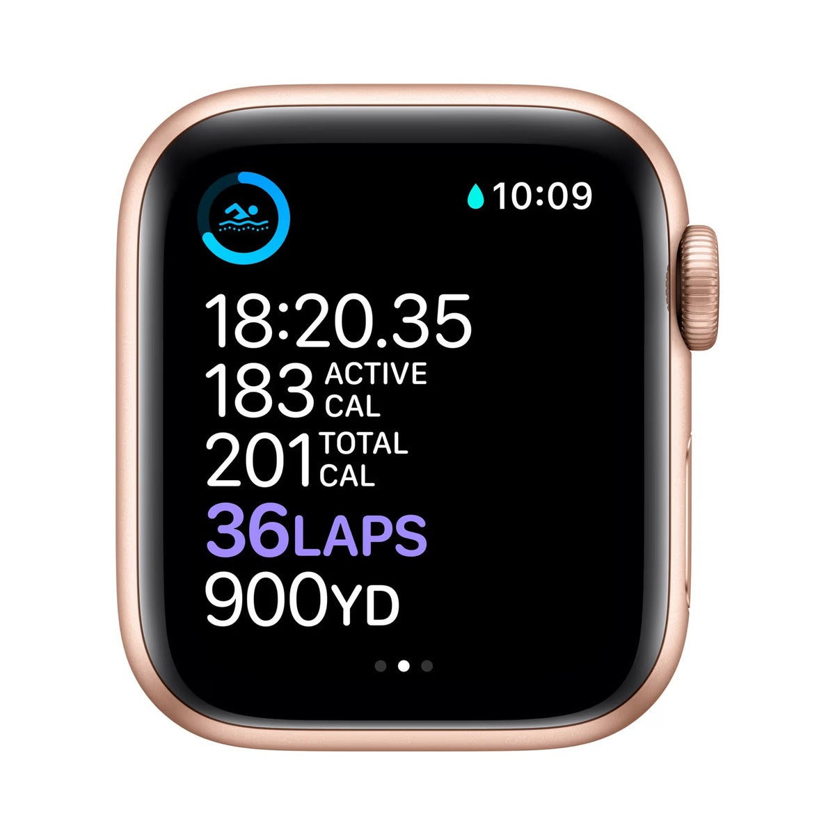 Apple Watch Series 6 GPS 40mm - Zlaté hliníkové pouzdro