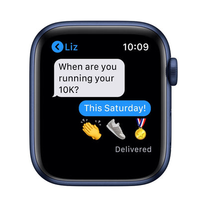 Apple Watch Series 6 GPS Aluminum 44mm - Modré hliníkové pouzdro