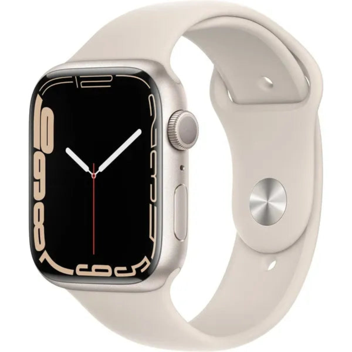 Apple Watch Series 7 GPS 45mm - Hvězdně bílé hliníkové pouzdro