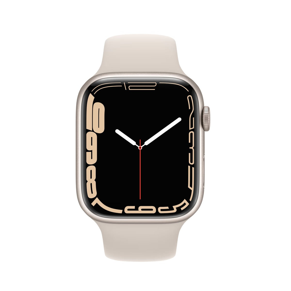 Apple Watch Series 7 GPS 45mm - Hvězdně bílé hliníkové pouzdro