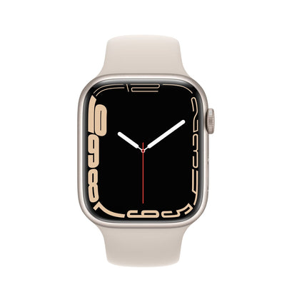 Apple Watch Series 7 GPS 45mm - Hvězdně bílé hliníkové pouzdro