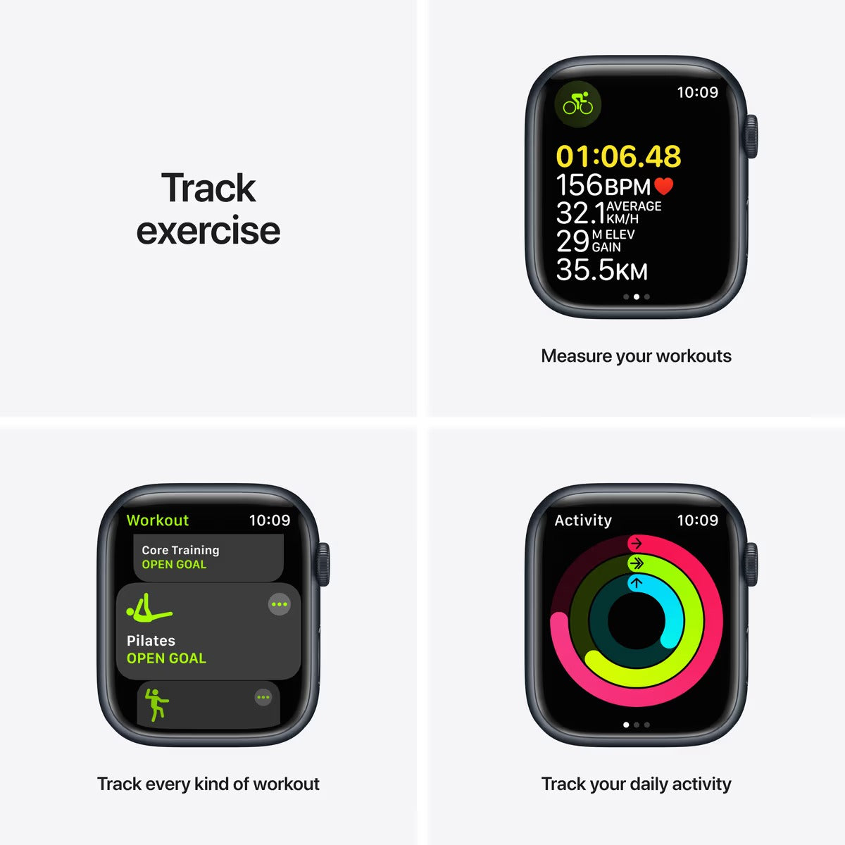 Apple Watch Series 7 GPS 45mm - Hvězdně bílé hliníkové pouzdro