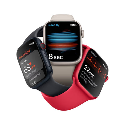 Apple Watch Series 8 GPS + Cellular 41mm - Stříbrné hliníkové pouzdro