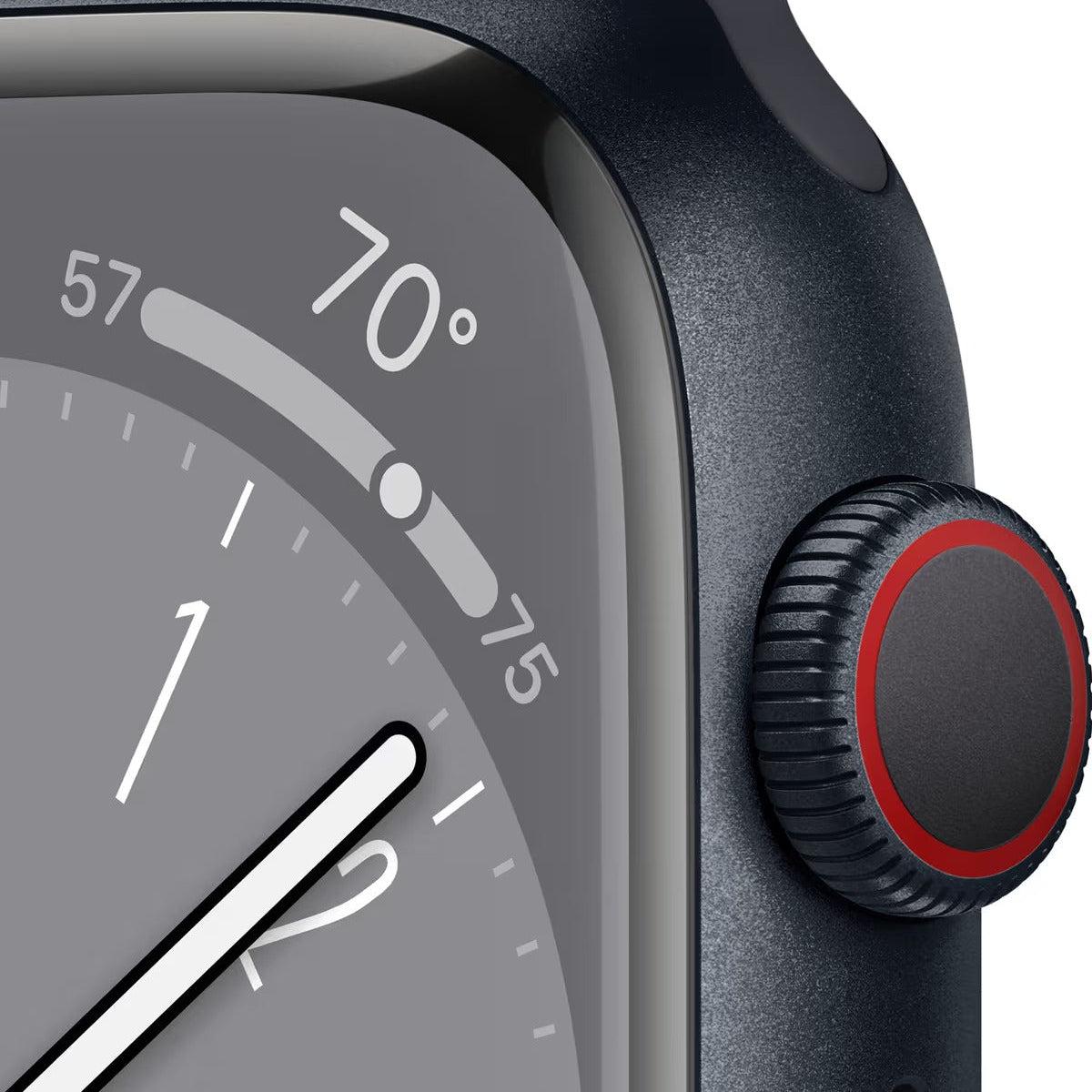 Apple Watch Series 8 GPS + Cellular 45mm - Temně inkoustové hliníkové pouzdro