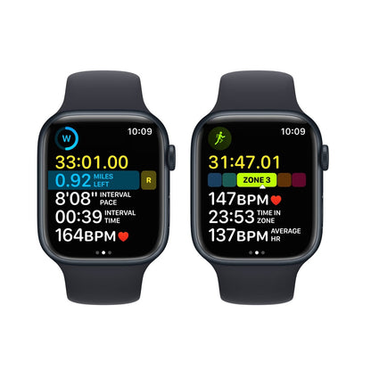 Apple Watch Series 8 GPS + Cellular 45mm - Temně inkoustové hliníkové pouzdro
