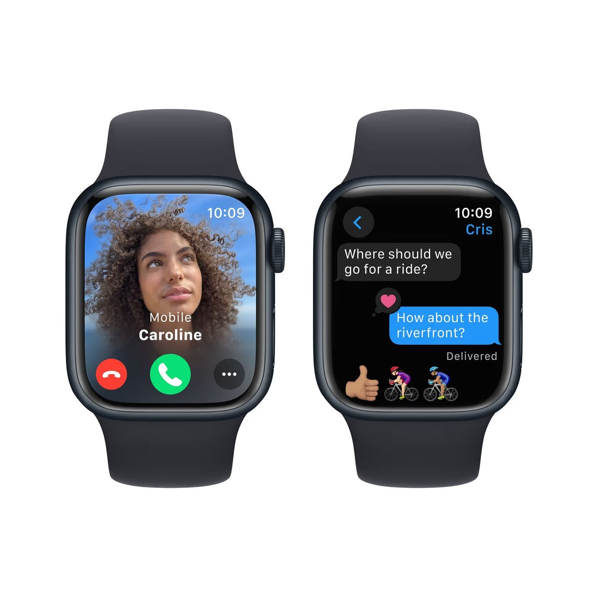 Apple Watch Series 9 GPS 41mm - Temně inkoustové hliníkové pouzdro