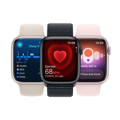 Apple Watch Series 9 GPS 45mm - Temně inkoustové hliníkové pouzdro