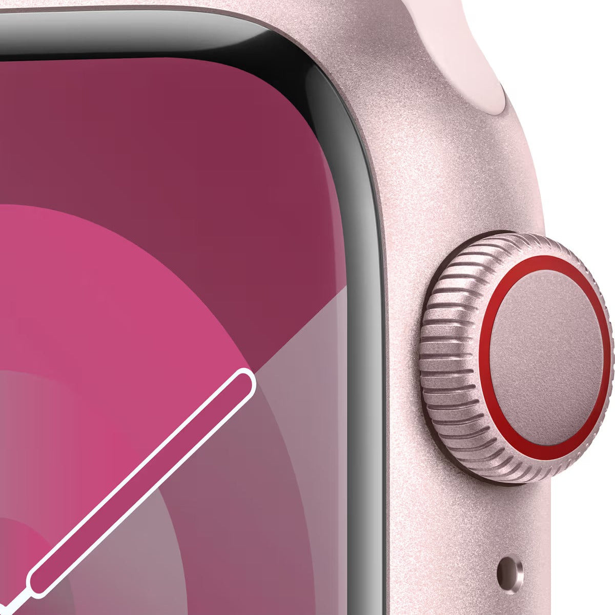 Apple Watch Series 9 GPS + Cellular 41mm - Růžové hliníkové pouzdro