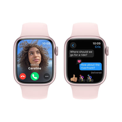 Apple Watch Series 9 GPS + Cellular 41mm - Růžové hliníkové pouzdro