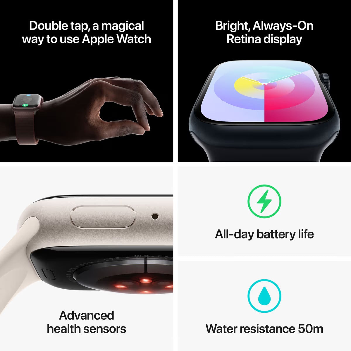 Apple Watch Series 9 GPS + Cellular 41mm - Růžové hliníkové pouzdro