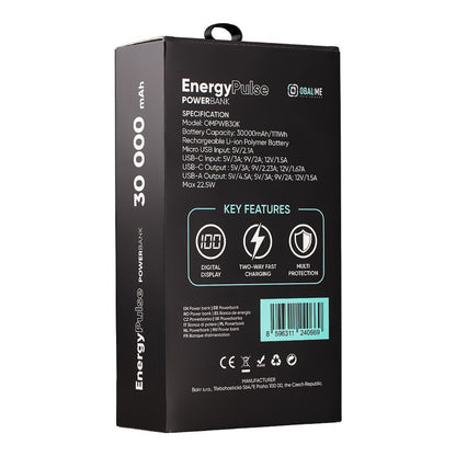 EnergyPulse powerbanka 30000mAh 22.5W