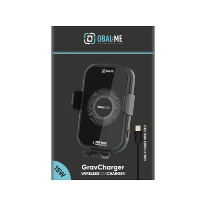 GravCharger bezdrátový nabíjecí držák do auta 15W