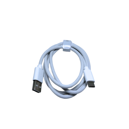 Nabíjecí textilní kabel USB A / USB C 1m PREMIUM