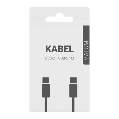 Nabíjecí textilní kabel USB C / USB C 1m