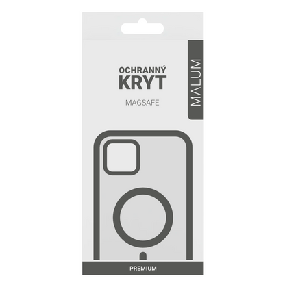 Průhledný MagSafe silikonový kryt PREMIUM